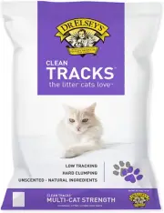 Premium Clumping Cat Litter - Clean Tracks - Low Dust, Low Tracking, Hard Clumpi