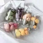14PCS Powder Saving Large Beauty Eggs Drift Bottled Mini Beauty Eggs Fan Puffs