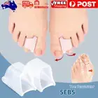 4Pcs Silicone Bunion Corrector Toe Separator Spreader Pain Relief Hallux Valgus