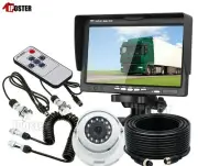 Caravan 4 PIN Rear View 7" Monitor+CCD Reversing Camera+Trailer Suzy Coil Cable