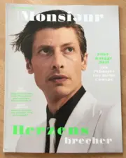 MONSIEUR 6/2021 JONAS MASON - American fashion model, DAN STEVENS -actor