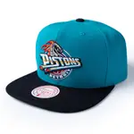 NBA TEAM 2 TONE 2.0 SNAPBACK HWC 經典平帽沿 活塞 藍