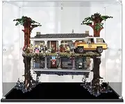Acrylic Display Case for LEGO 75810 Stranger Things The Upside Down Figure Storage Box Dust Proof Glue Free