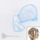 Disposable hair coloring highlighting tinting bleach dye steak cap hook set _pw