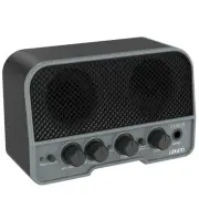 LEKATO Mini Guitar Amp Rechargeable Electric Guitar Amplifer 5W Clean/Overdri...