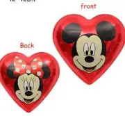 Balloon 18" Mickey Minnie Mouse Mylar Heart shape Birthday Party Supplies, Gifts