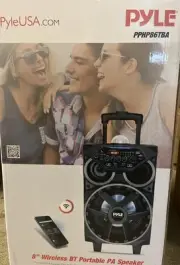 Pyle 8’’ Bluetooth Portable PA Speaker & Karaoke Party Audio Speaker