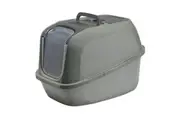Moderna Mega Deluxe Cat Litter Box, Olive Green