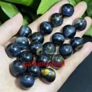 20pc Natural blue yellow Tiger’s Eye Jasper Ball Quartz Crystal Sphere 15mm+