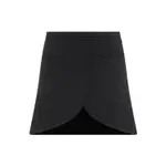 [Courreges] Courreges-Black Ellipse Twill Mini Skirt-Donna 38 FR