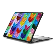MacBook Air 13-inch (M1 / Intel) Impact Case Rainbow Heart Stripes 2