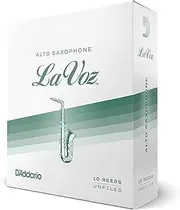 La Voz Alto Sax Reeds, Strength Medium-Soft, 10-pack