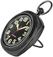 [Whodoit] Uncovered Men's Mechanical Pocket Watch with Chain, Uncovered Roman Design Dial Chain Mechanical Pocket Watches for Men