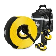 Heavy Duty Tow Strap Recovery Rope Kit 3" x 30' Snatch Straps Lab Tested 5PCS