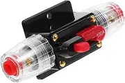 HEALEEP Circuit Breaker Auto Reset Fuse for Automotive Use Manual Reset Inline Circuit Breaker for Car Rv Boat Audio Systems Protection