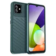For Samsung Galaxy A04e 4G/F04 4G/M04 4G Thunder Series Twill Design Thickened Case Phone Back Cover