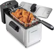Freidora Electrica De Aceite 8 Tazas Olla Para Pollo Frito Papa Fritas MEJOR