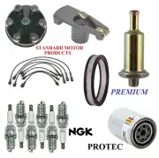Tune Up Kit Filters Cap Spark Plugs Wire For FORD MAVERICK L6 4.1L 1970-1974 (for: Ford)