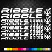 Fits Ribble Vinyl Stickers Sheet Bike Frame Cycling Bicycle Mtb Road