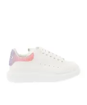 Alexander McQueen Holographic-Detailed Oversized Sneakers 43 White