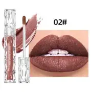 Variety of Matte Shiny Glitter Lipsticks Set 10 Shades