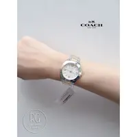 在飛比找蝦皮商城精選優惠-[現貨] COACH 女用 鏡面滿版Logo手錶 撞色錶帶