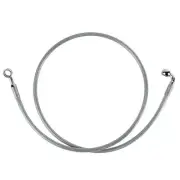 Front +8" Stainless Braided Brake Line 1995-1999 Harley Dyna FXD, 1988-1994 FXR