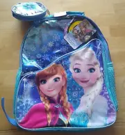 Disney Frozen Backpack with Bonus Glitter Cape & Detachable Case-NWT