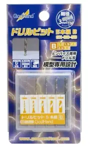 GodHand Drill Bit B Tool (1.0mm-3.0mm SET OF 5) GH-DB-5B