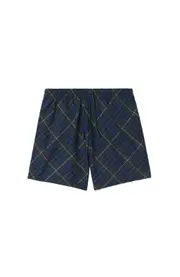 burberry Check Swim Shorts in Midnight at Nordstrom, Size Medium