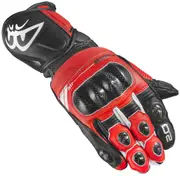 Berik ST-Evo Motorcycle Gloves, black-red, Size 3XL for Men Black Red
