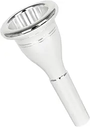 Generic Instrument Mouthpiece Tuba Replacement Parts Tuba Mouthpiece Replacement Tuba Mouthpiece for Beginners Musical Mouthpiece Replacement Mouthpiece for Tuba Silver Plated Brass