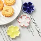 New Tableware Kitchen Colorful Ceramic Sakura Blossoms Chopsticks Holder
