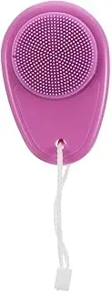 Baluue Dual-sided Silicone Facial Brush Face Cleansing Tool Manual Face Wash Brush for Deep Cleaning Massage Portable Sensitive Skin Friendly