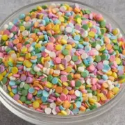 Mini Pastel Sequin Sprinkles (2) 6 oz containers Free Shipping
