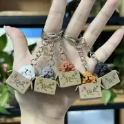 Ask To Take Away The Box Teddy Dog Couple Key Dog Keychain Ring CR