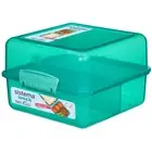 Sistema Lunch Box with Compartments ,1.4 L Lunch Cube ,Food Storage Container wi