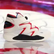 Reebok Instapump Fury Zone Mens White Canvas Lifestyle Basketball Sneakers Shoes