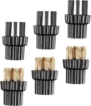 QUMIIRITY Steam Cleaning Machine Brush Set of 6 Electric Scrubbing Brush for Household Cleaning