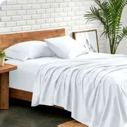 Ddecor Home 1500 Thread count Premium Cotton Blend Sheet Set Snow