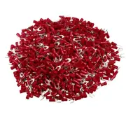 1000PCS SV1.25-4S Insulated Fork Spade Wire Connector Electrical Crimp Terminal
