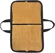 Knife Bag - Chef Cooker Organiser, Compact Wax Tightener Knife Bag | Portable Culinary Roll Bag with Compartments, Safe Storage Case for Camping, Cooking Travel, Outdoor Kitchen, khaki, Siehe