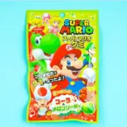 Super Mario Gummy Candy Nintendo Characters Mario or Yoshi Melon Soda & Cola JP
