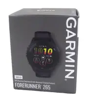 Garmin Forerunner 265 46mm GPS Running Sports Smart Watch Black (010-02810-00)