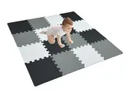16 Pieces Foam Play Mat with Border, Interlocking Playmat Tiles, Foam Floor M...