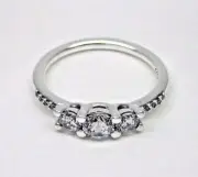 Authentic Pandora #196242CZ-54 Fairytale Sparkle Ring with Clear CZ Size 7