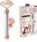 Contour Vibrating Facial Roller & Massager, Rose Quartz