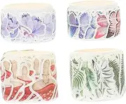 Anneome 4 Rolls Decorative Material Craft Adhesive Accessory Tape for Scrapbooking Supplies Scrapbooking Accessories Sticky Number Scrap Book Notebook Decorative Tapes Tapes Paper