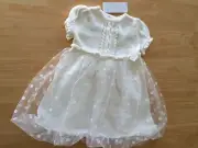 NWT Gymboree Fancy Dalmations Ivory Tulle Dot Dress 12 18 24mo Baby Girl