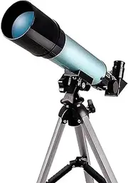 Astronomical Telescope,50mm Astronomical Refractor Hd Telescopes Monocular,with Starfinder and 90° Mirror,for Kind